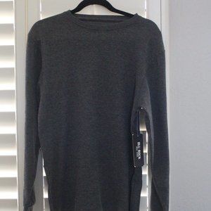Blu Rock NY Charcoal Long Sleeve Tee Size M